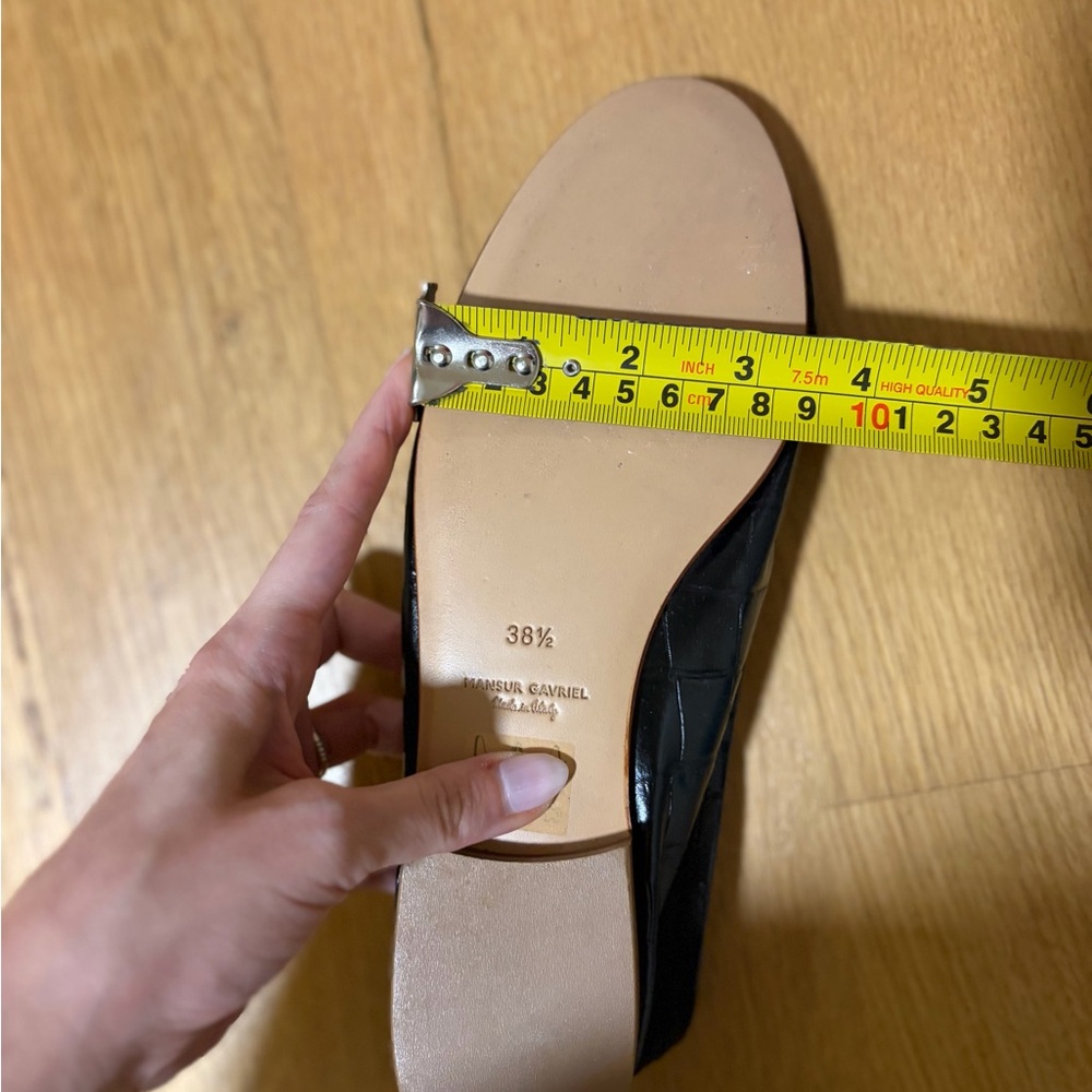 Black leather loafers- Mansur Gavriel - Picture 7 of 8